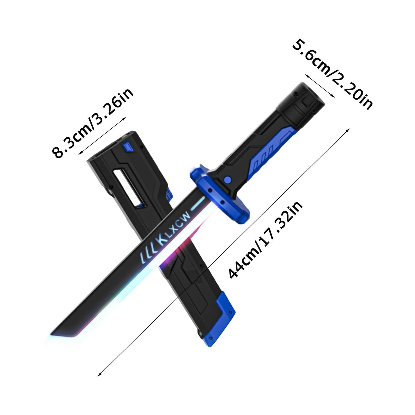  SparkBlade – 44CM LED Sword with Light, Spray & Sound Effects