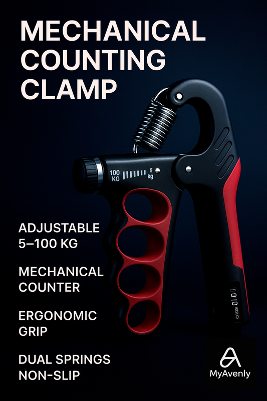 MyAvenly GripPro™ — 5–100 kg Adjustable Hand Strengthener