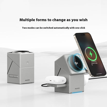 MagCharge Qi2 – 3-in-1 Magnetic Wireless Charger