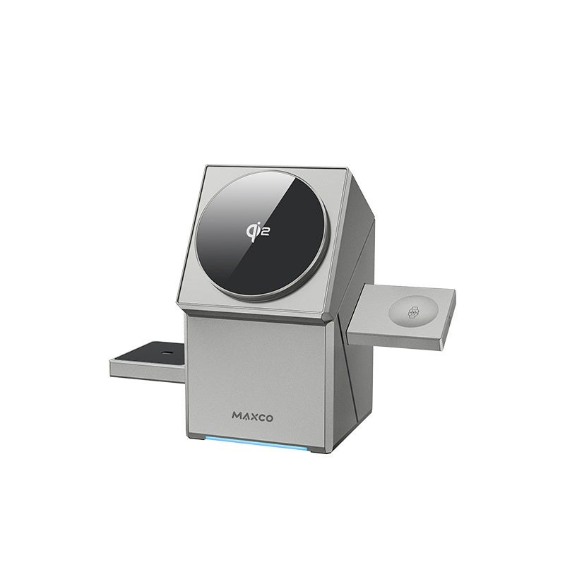 MagCharge Qi2 – 3-in-1 Magnetic Wireless Charger